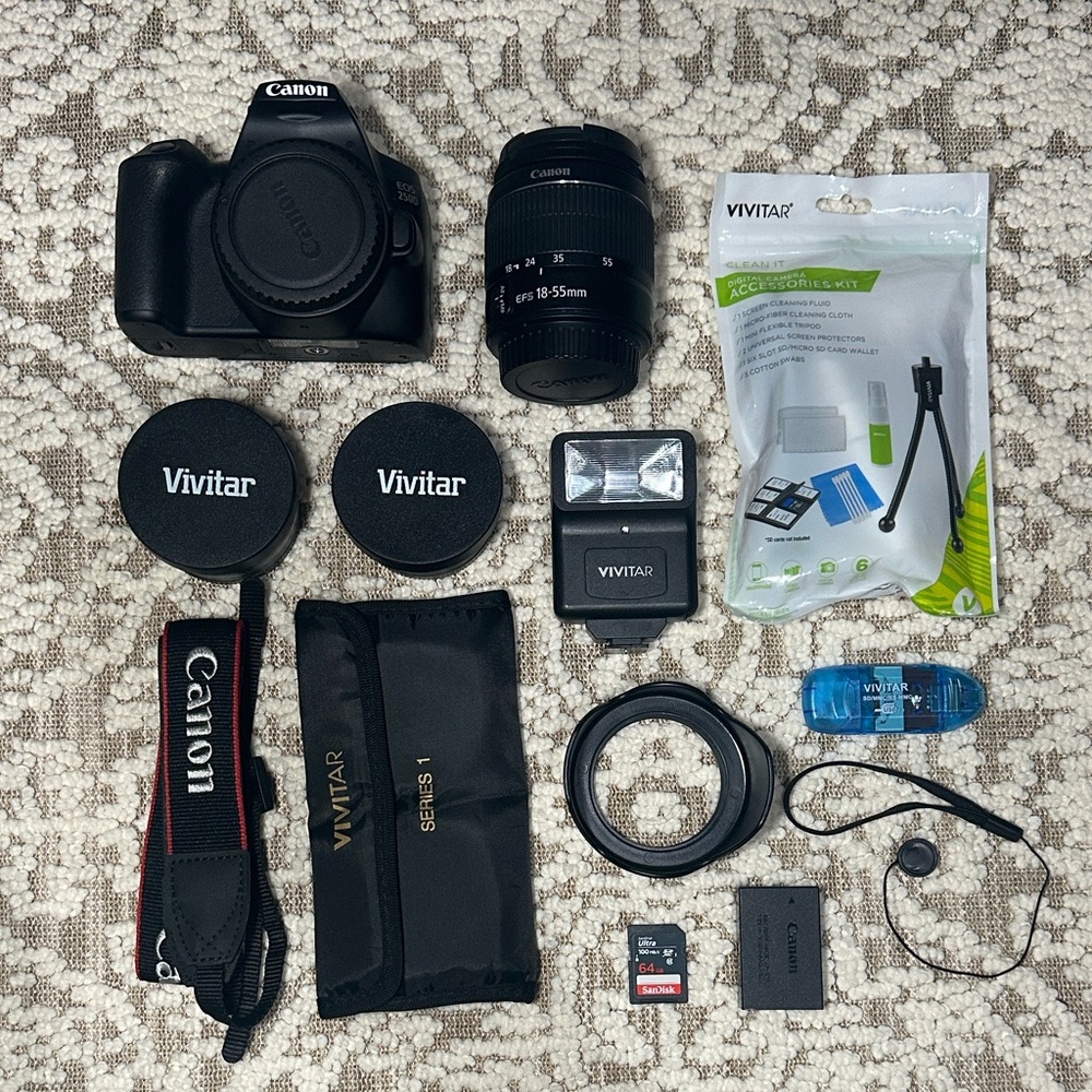 Canon EOS 250D + Camera Backpack Bundle - Picture 3 of 9